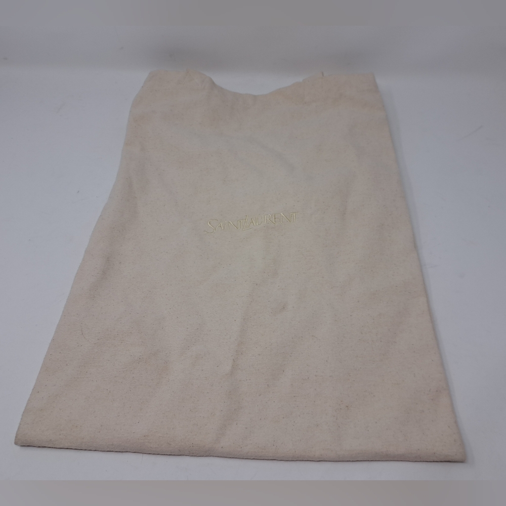 Saint Laurent Paris Storage Bag Tote Gift Bag Cream Large 17 x 12 / Drop 11"